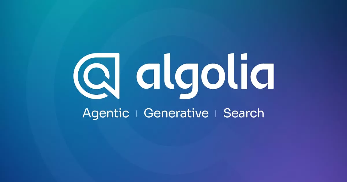 Algolia 官方分享图（1200×630·26KB·1.90 宽比）